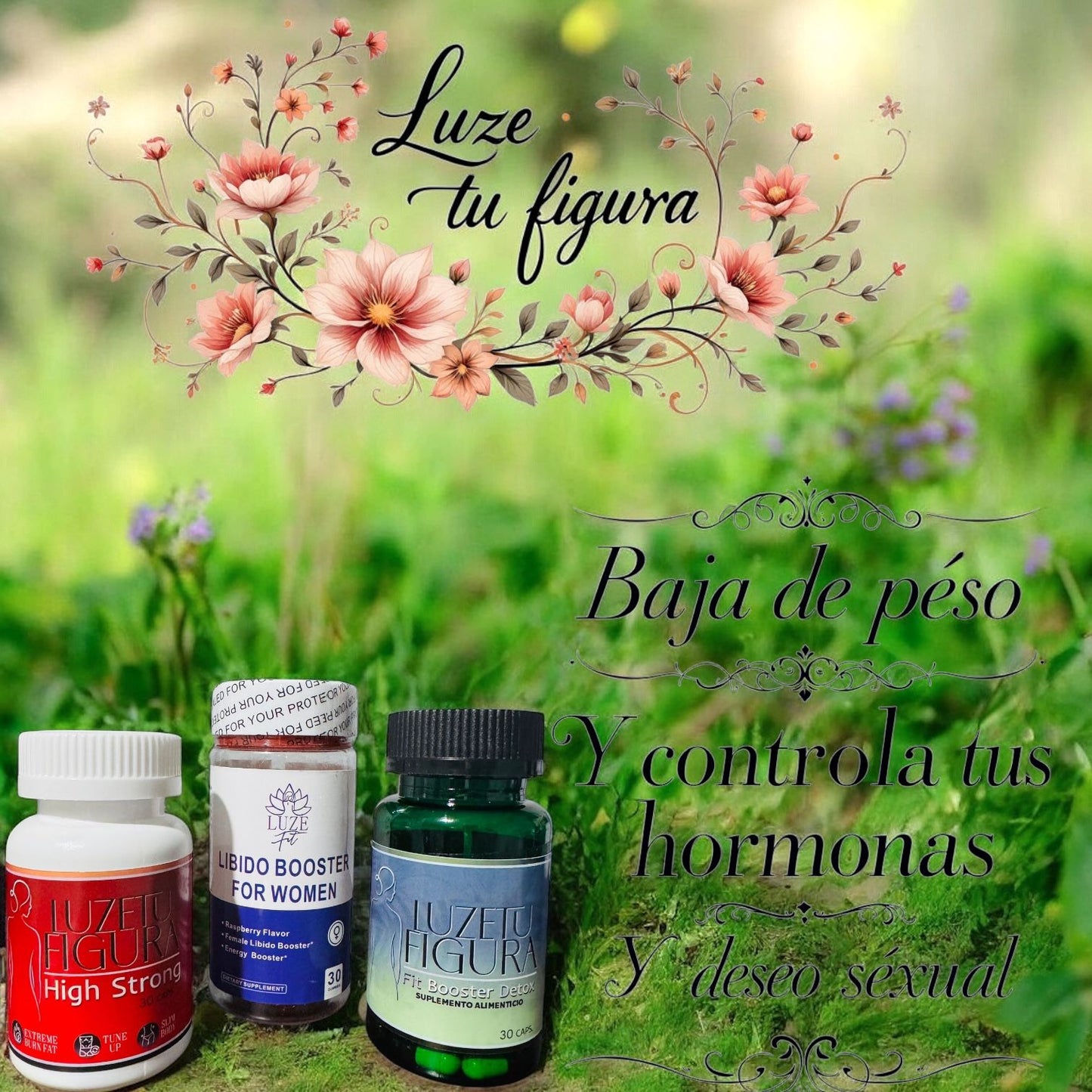 Kit high strong y  fit booster detox + libido